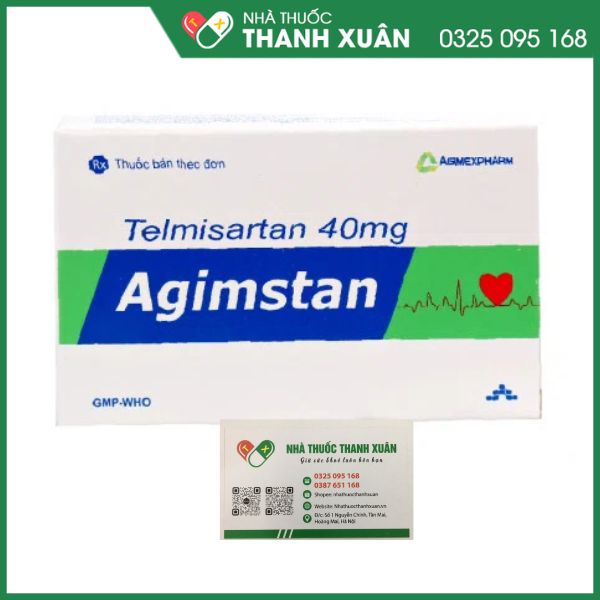 Agimstan 40mg thuốc điều trị tăng huyết áp, suy tim